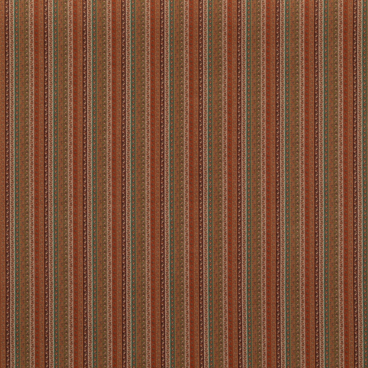 Wilde Stripe fabric in spice color - pattern FD2007.T30.0 - by Mulberry in the Mulberry Long Weekend collection