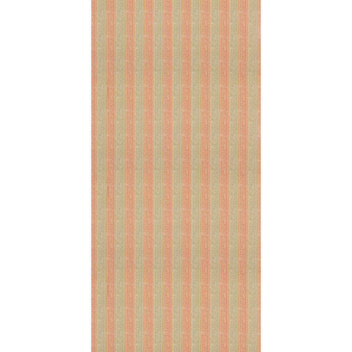 Ladbroke Stripe fabric in red/green color - pattern number FD2018.V117.0 - by Mulberry in the Mulberry Small Prints collection