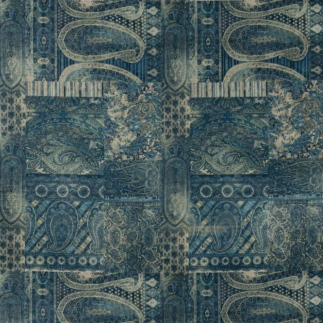 Lomond Velvet fabric in indigo color - pattern FD265.H10.0 - by Mulberry in the Icons Fabrics collection