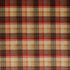 Velvet Ancient Tartan fabric in spice color - pattern FD274.T30.0 - by Mulberry in the Bohemian Weaves collection