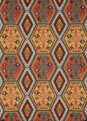 Buckland fabric in spice color - pattern FD282.T30.0 - by Mulberry in the Bohemian Travels collection