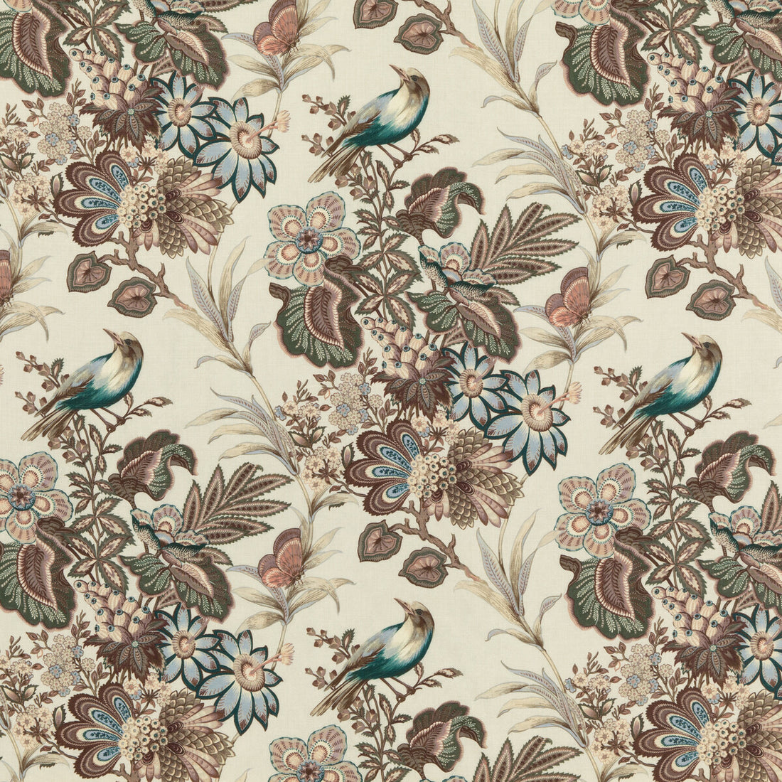 Artist Garden fabric in sage color - pattern FD303.S108.0 - by Mulberry in the Modern Country II collection