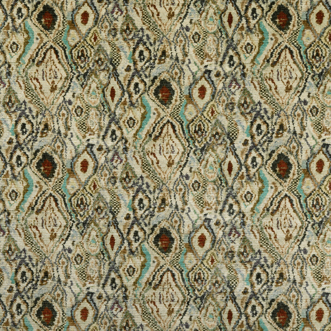 Paint Box fabric in sage color - pattern FD313.S108.0 - by Mulberry in the Modern Country Velvets collection