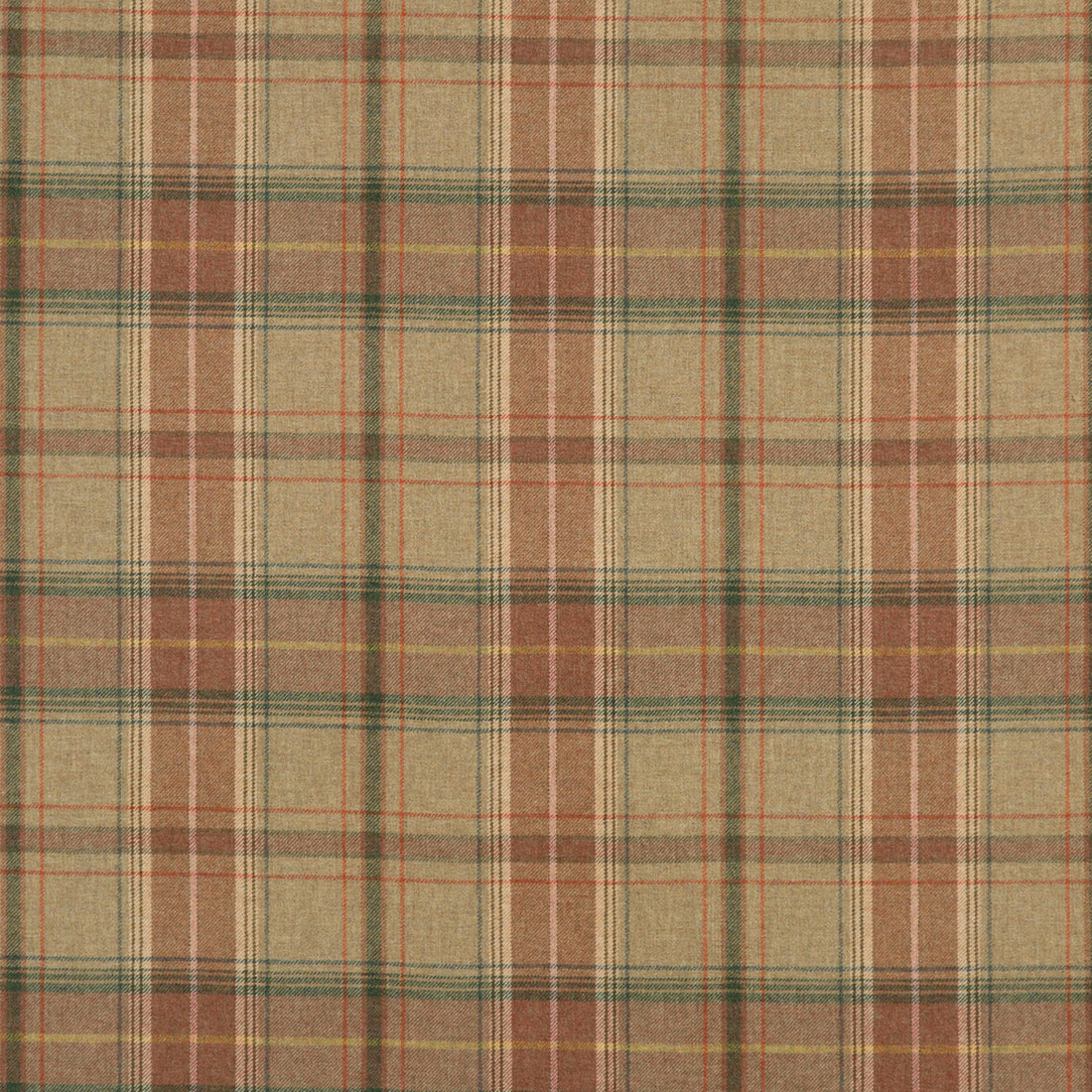 Shetland Plaid fabric in quartz color - pattern FD344.W122.0 - by Mulberry in the Bohemian Romance collection