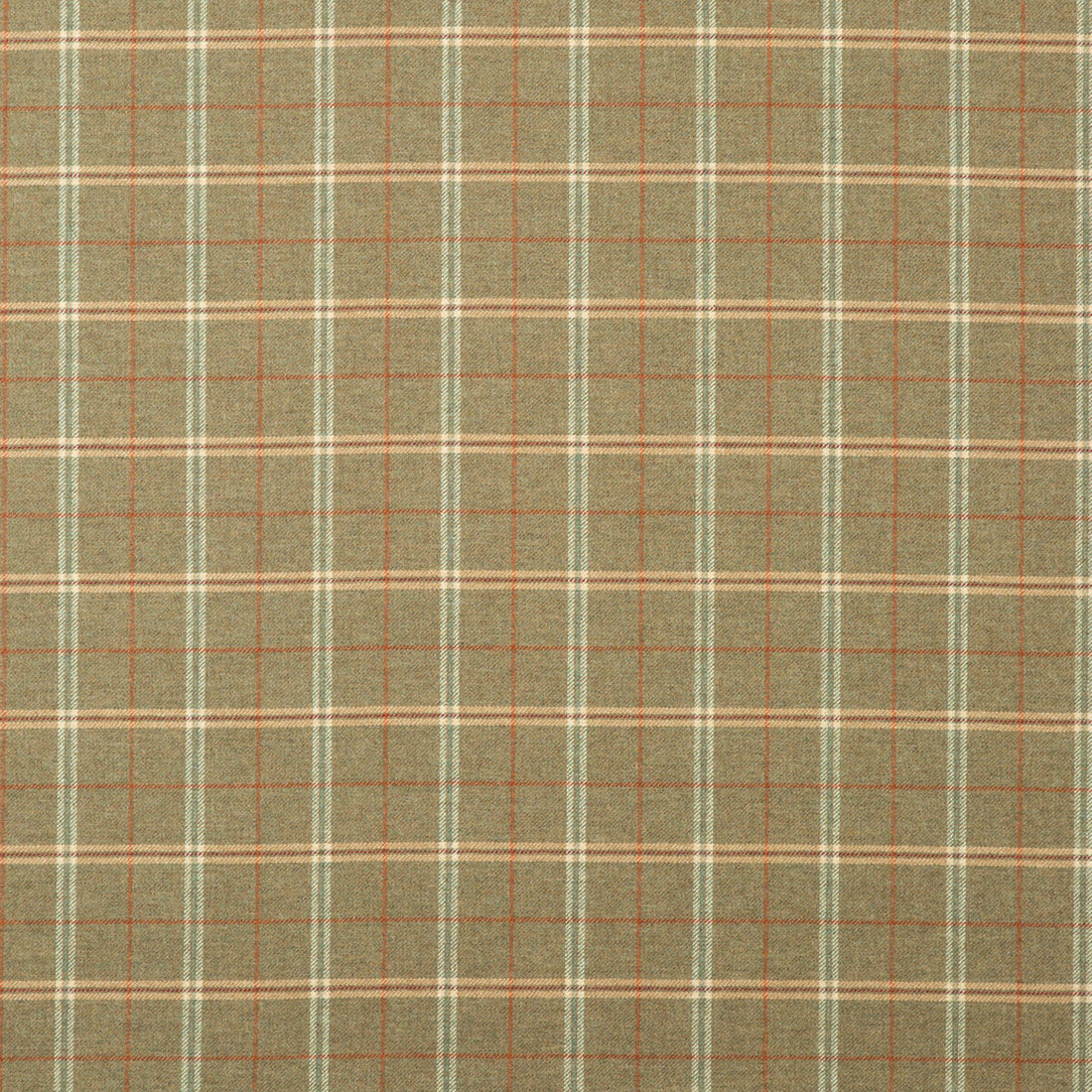 Islay fabric in lovat color - pattern FD700.R106.0 - by Mulberry in the Bohemian Romance collection