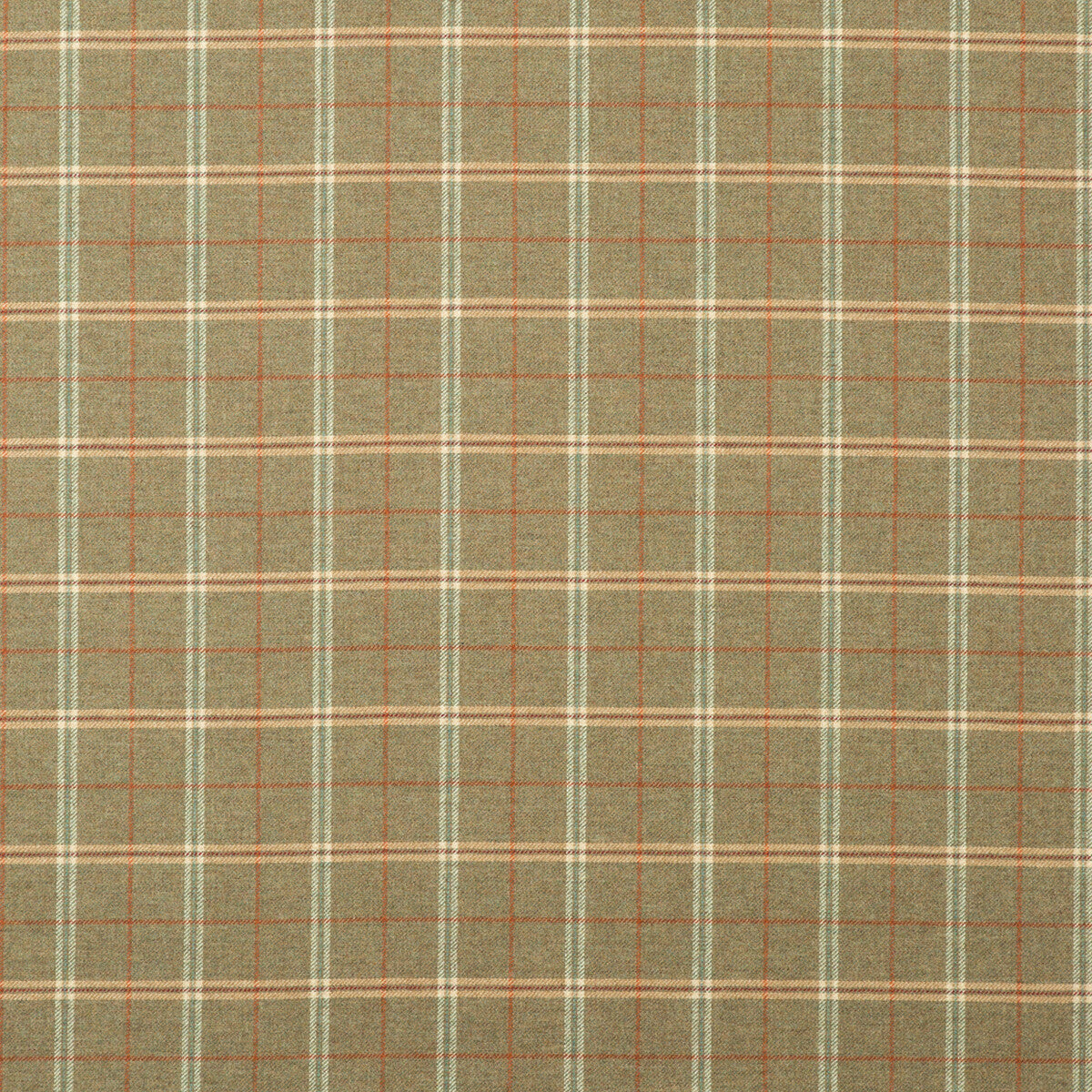 Islay fabric in lovat color - pattern FD700.R106.0 - by Mulberry in the Bohemian Romance collection