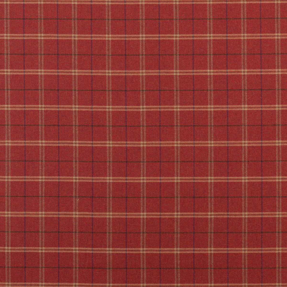 Islay fabric in red color - pattern FD700.V106.0 - by Mulberry in the Bohemian Romance collection