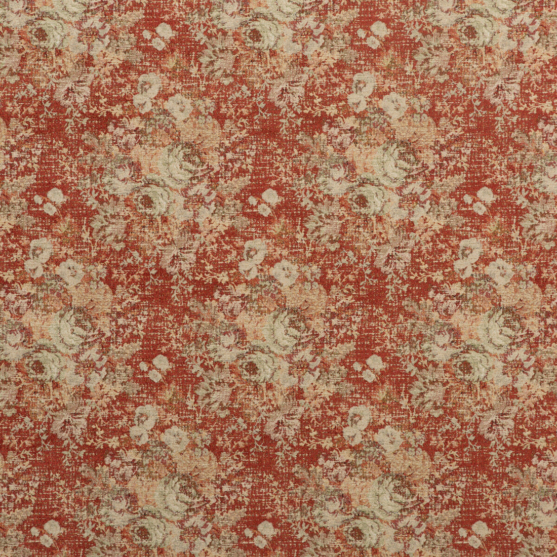 Bohemian Tapestry fabric in sienna color - pattern FD725.M30.0 - by Mulberry in the Bohemian Weaves collection