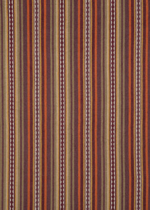 Dalton Stripe fabric in spice/plum color - pattern FD731.V54.0 - by Mulberry in the Bohemian Travels collection