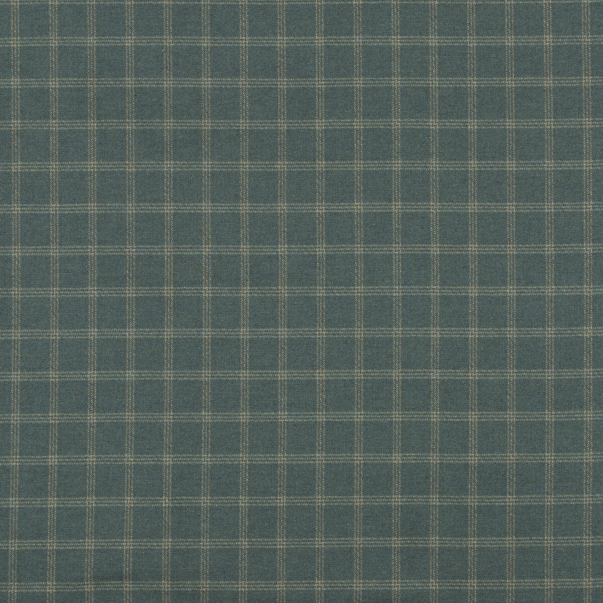 Bute fabric in teal color - pattern FD749.R11.0 - by Mulberry in the Festival collection