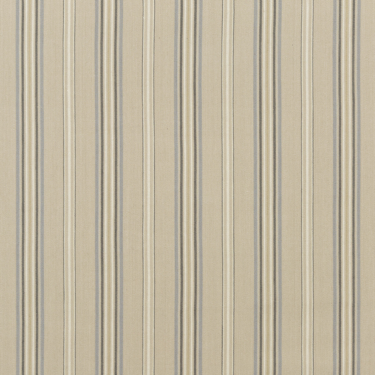 Exeter Stripe fabric in slate/stone color - pattern FD754.K112.0 - by Mulberry in the Festival collection