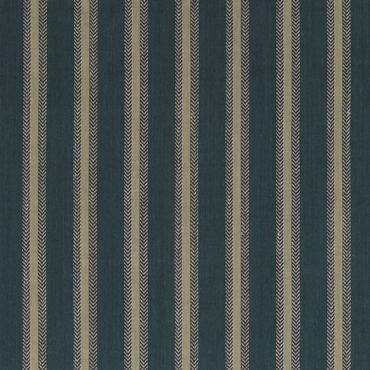 Chester Stripe fabric in teal color - pattern FD760.R11.0 - by Mulberry in the Festival collection