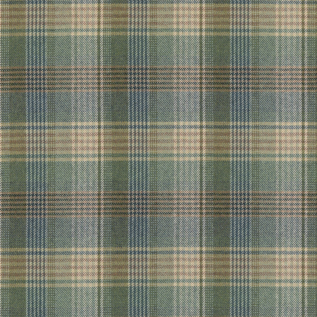 Braemar fabric in teal color - pattern FD803.R11.0 - by Mulberry in the Mulberry Wools IV collection