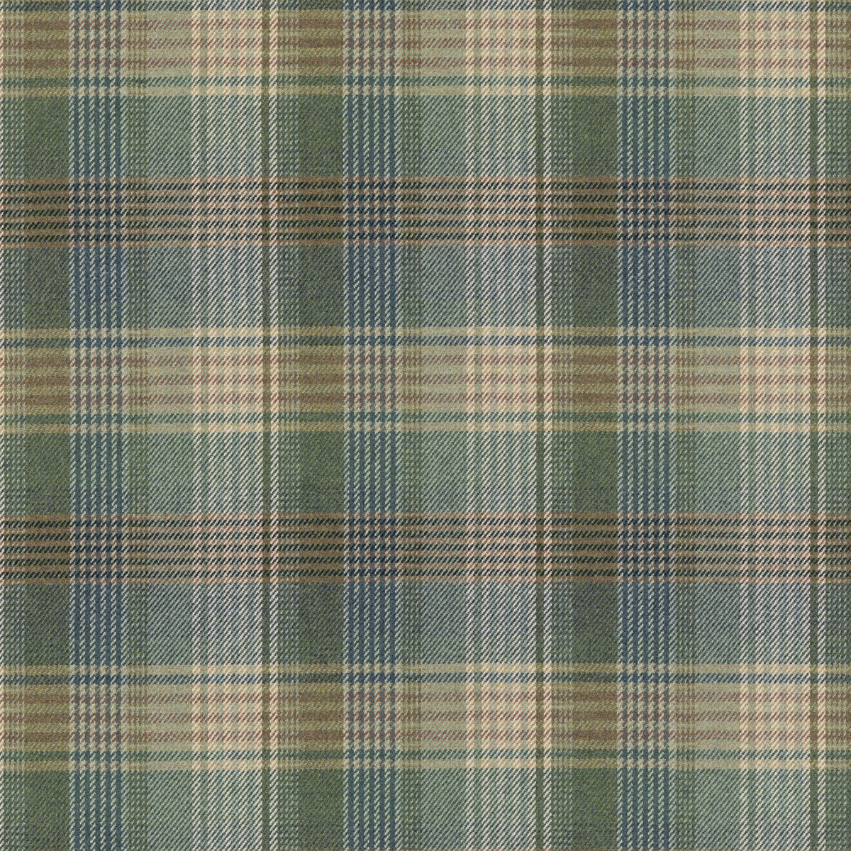 Braemar fabric in teal color - pattern FD803.R11.0 - by Mulberry in the Mulberry Wools IV collection