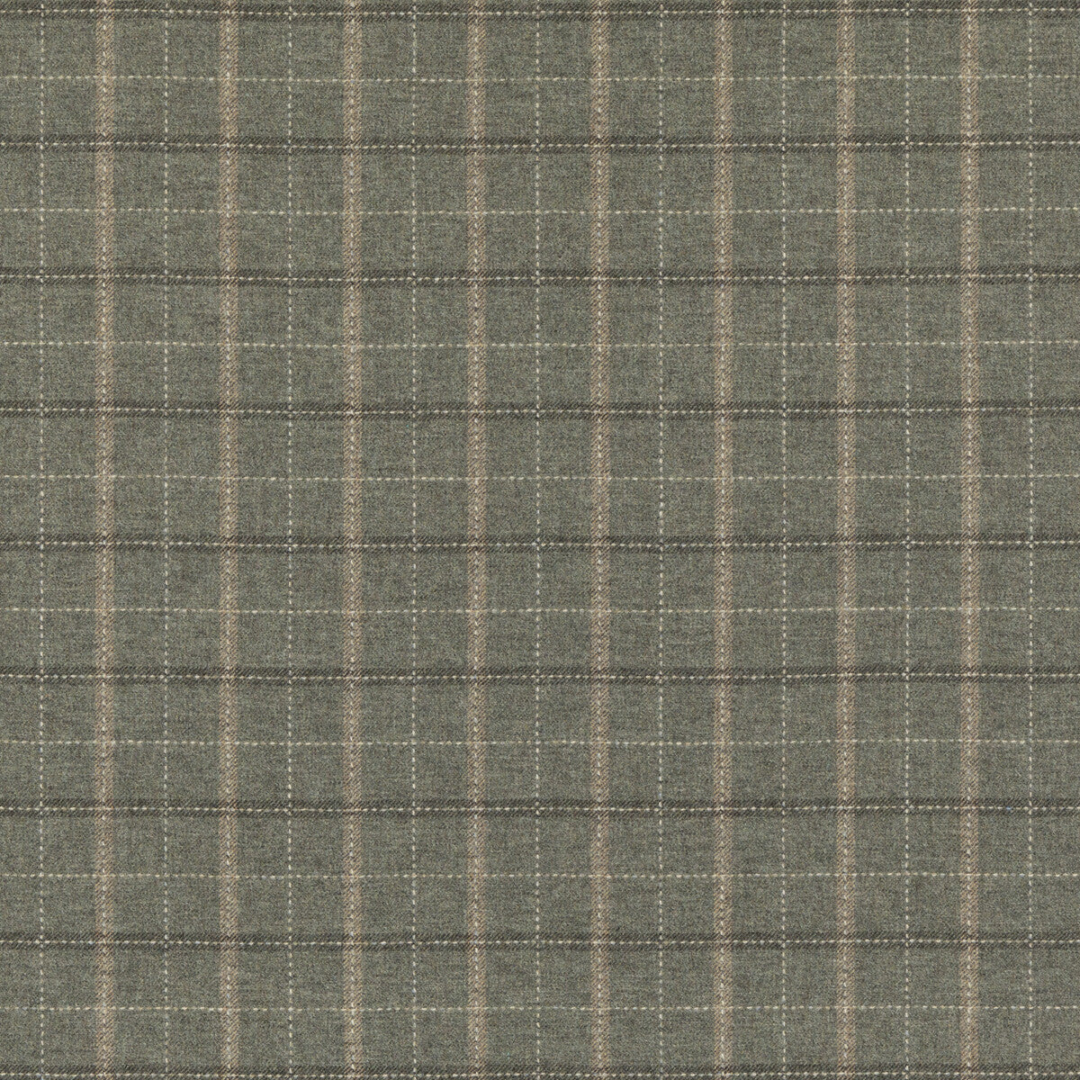 Bowmont fabric in dove color - pattern FD806.A22.0 - by Mulberry in the Mulberry Wools IV collection