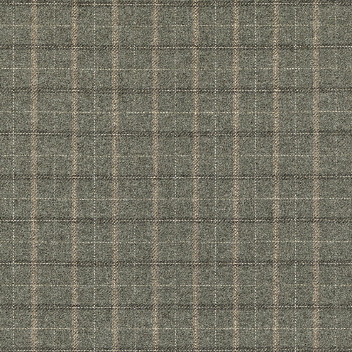 Bowmont fabric in dove color - pattern FD806.A22.0 - by Mulberry in the Mulberry Wools IV collection