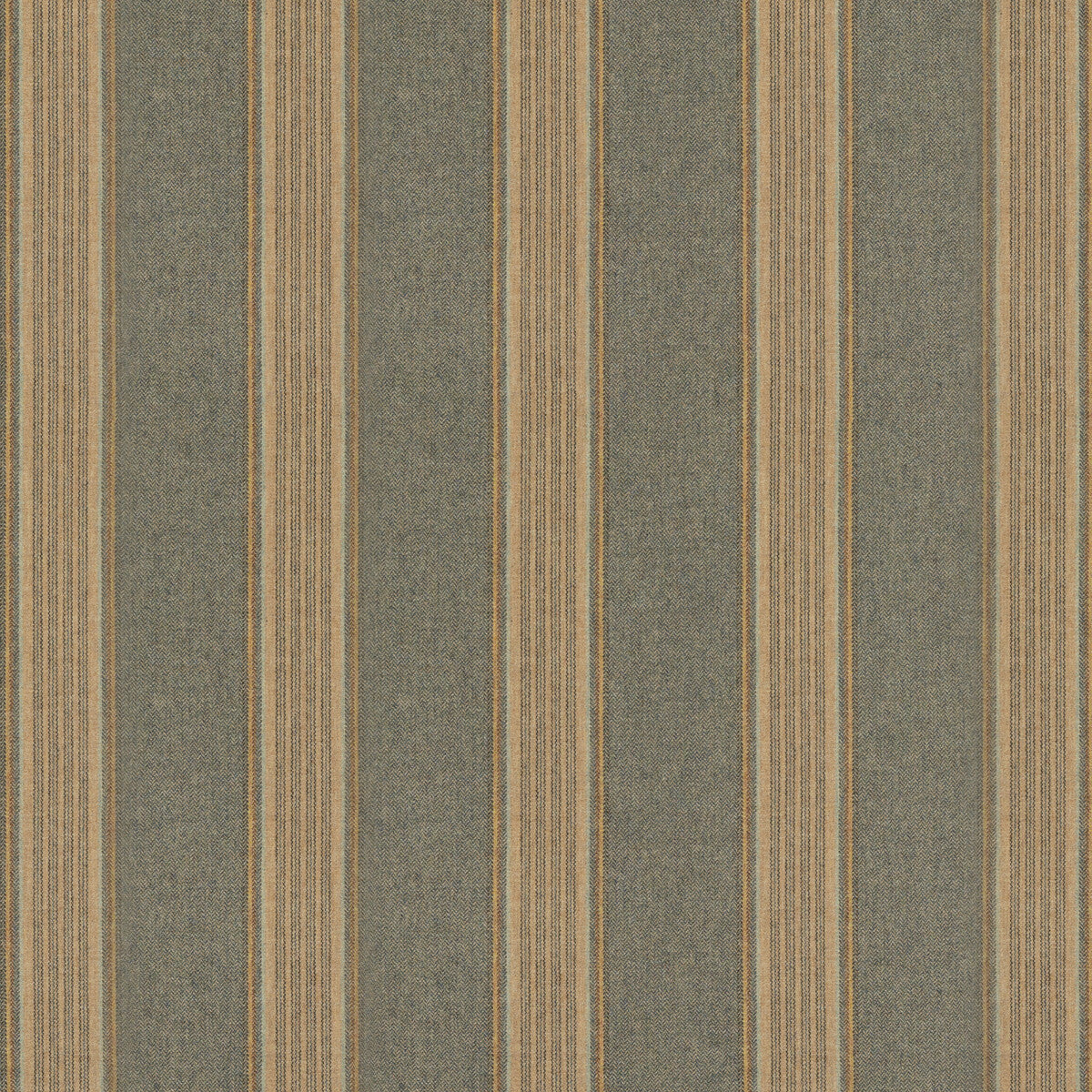 Moray Stripe fabric in teal color - pattern FD808.R11.0 - by Mulberry in the Mulberry Wools IV collection