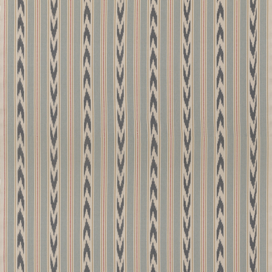 Newport Stripe fabric in blue/red color - pattern FD821.G103.0 - by Mulberry in the Westerly Stripes collection