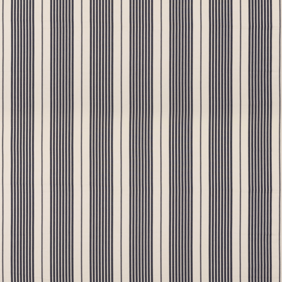 Cliff Stripe fabric in indigo color - pattern FD833.H10.0 - by Mulberry in the Westerly Stripes collection
