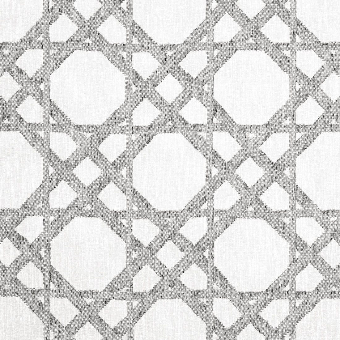 Cyrus Cane Sheer fabric in smoke color - pattern number FWW7135 - by Thibaut in the Atmosphere collection