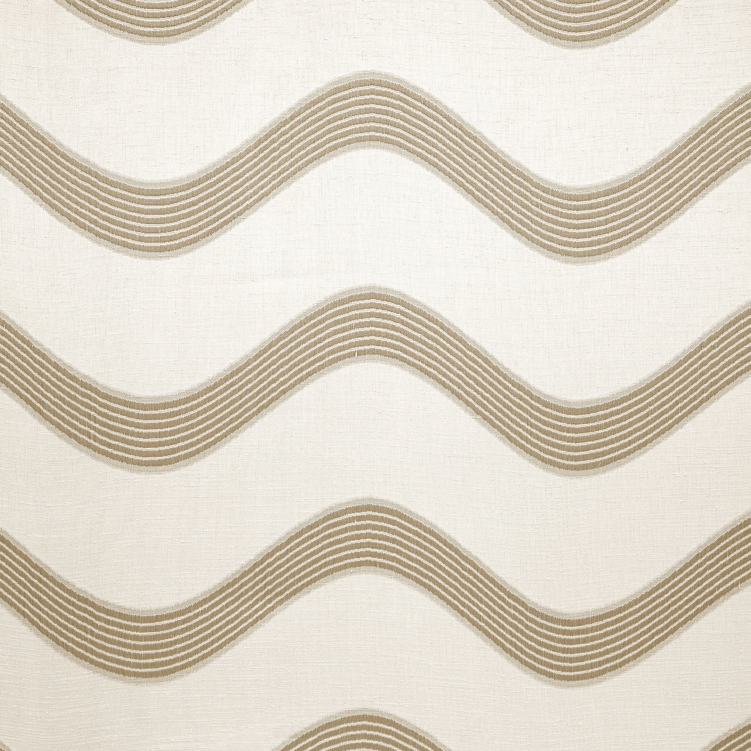 Cassidy Sheer fabric in champagne color - pattern number FWW7149 - by Thibaut in the Atmosphere collection