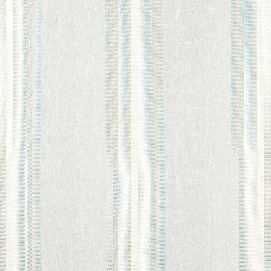Brampton Stripe fabric in spa blue color - pattern number FWW7165 - by Thibaut in the Atmosphere collection