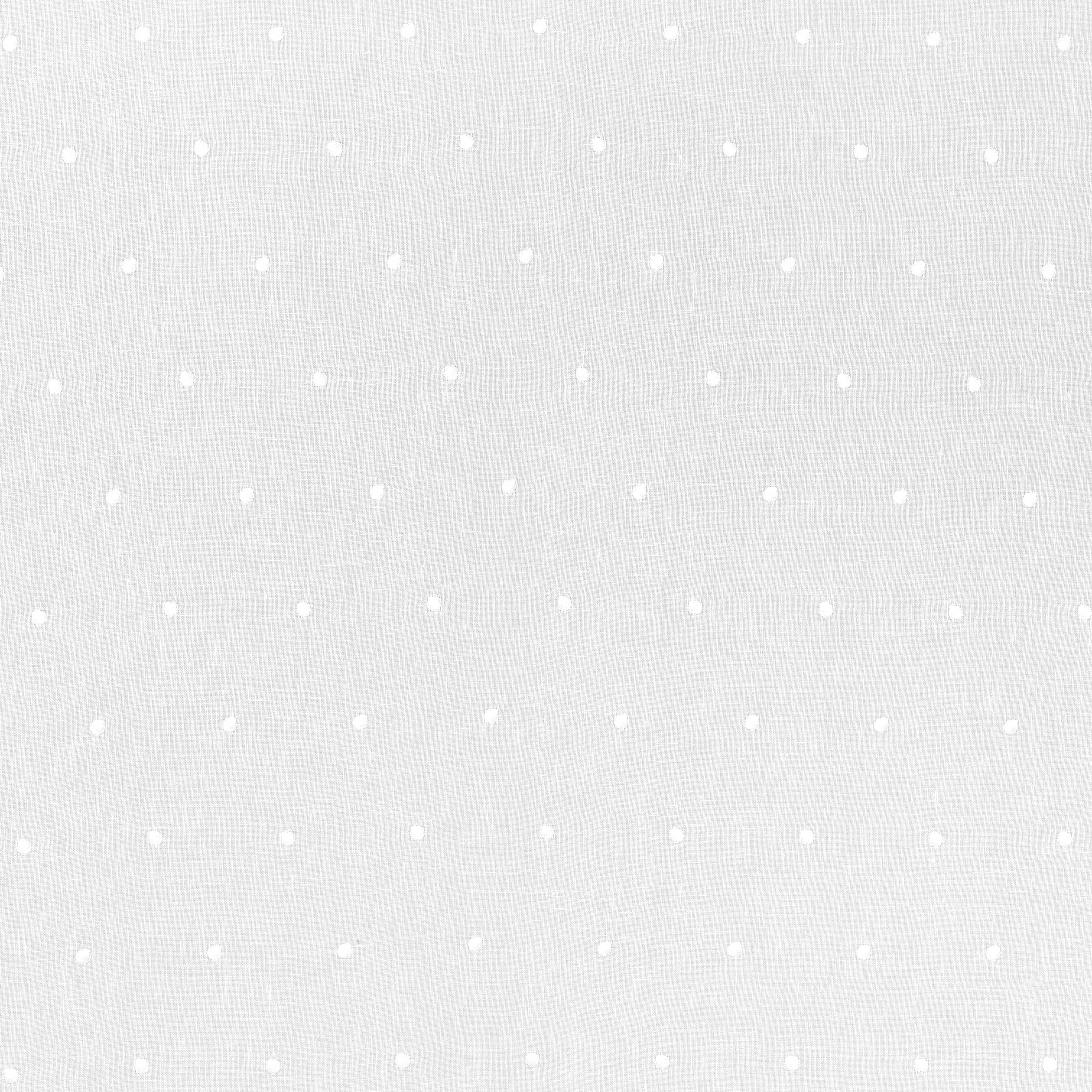 Dixie Embroidery fabric in snow white color - pattern number FWW7169 - by Thibaut in the Atmosphere collection