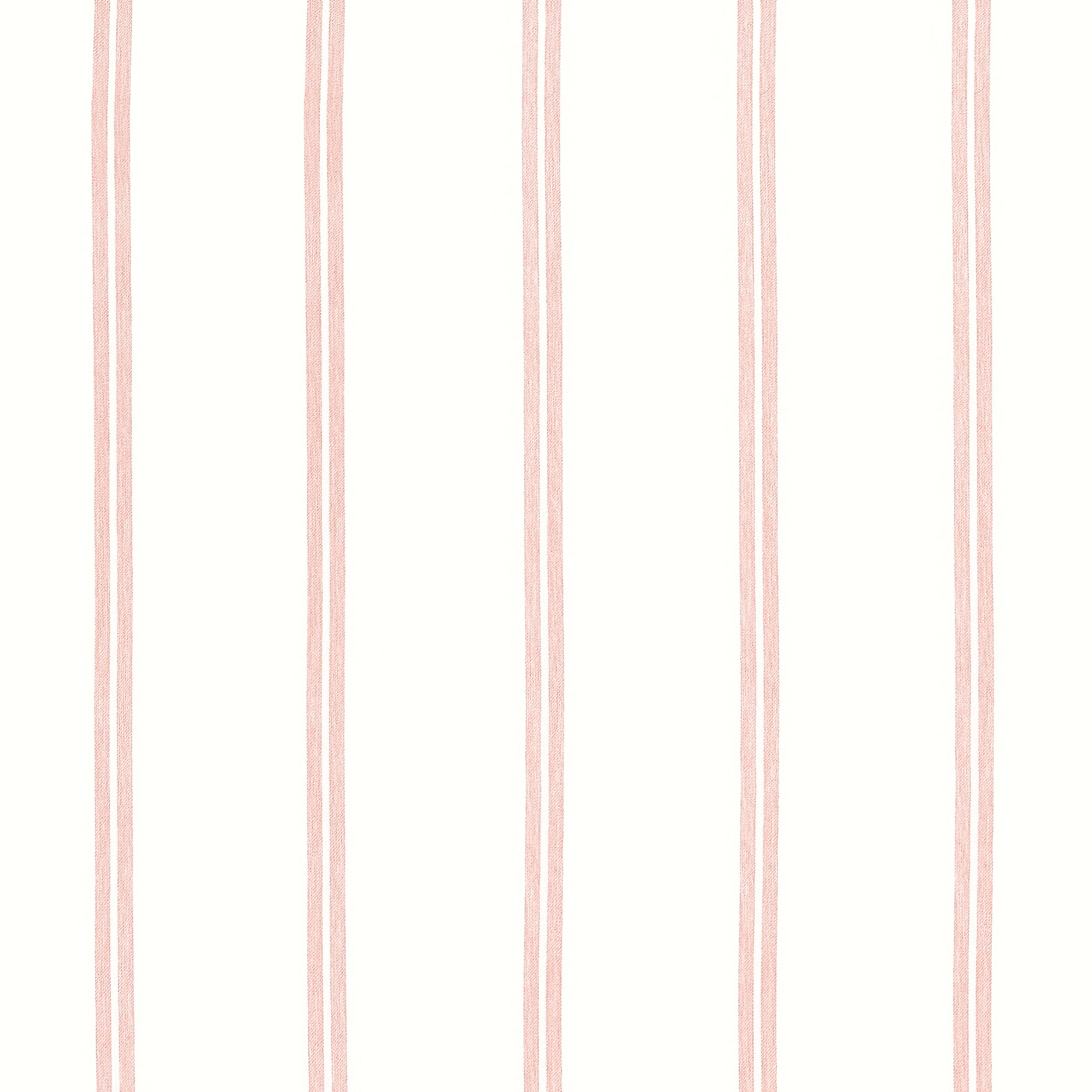 Tandern Stripe fabric in blush color - pattern number FWW81747 - by Thibaut in the Locale Wide Width collection