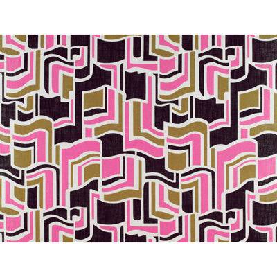 Sarasota fabric in rosa/onyx color - pattern GDT5131.003.0 - by Gaston y Daniela in the Gaston Uptown collection