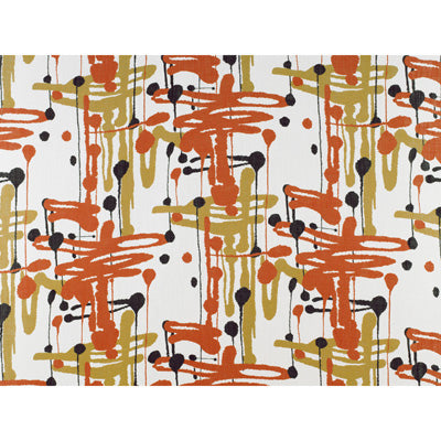 Pensacola fabric in naranja/onyx color - pattern GDT5132.005.0 - by Gaston y Daniela in the Gaston Uptown collection