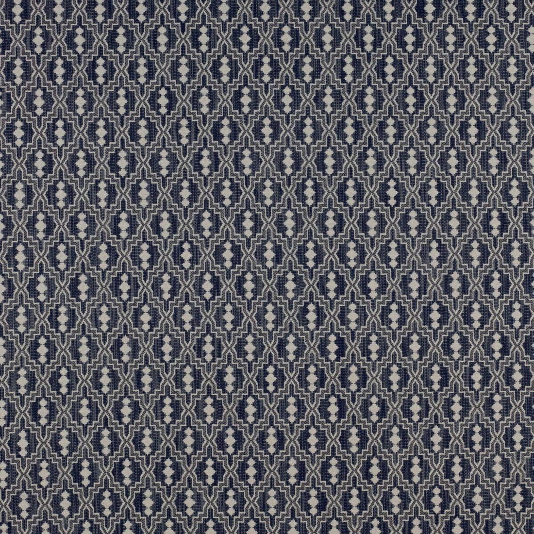 Aztec fabric in azul marino color - pattern GDT5152.006.0 - by Gaston y Daniela in the Gaston Uptown collection