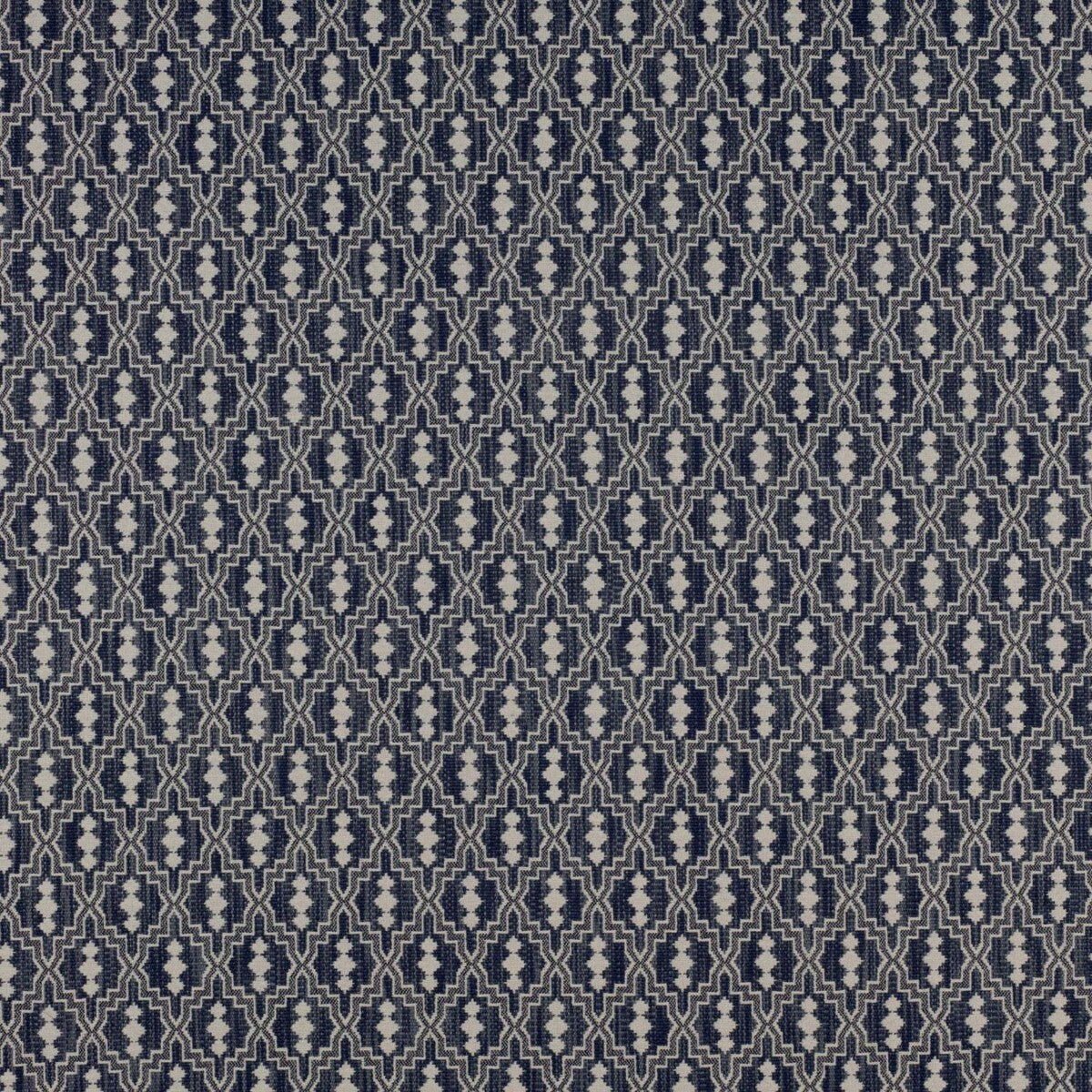 Aztec fabric in azul marino color - pattern GDT5152.006.0 - by Gaston y Daniela in the Gaston Uptown collection