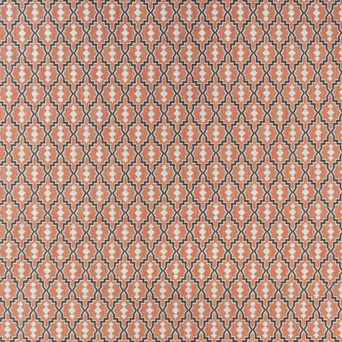 Aztec fabric in coral color - pattern GDT5152.009.0 - by Gaston y Daniela in the Gaston Rio Grande collection