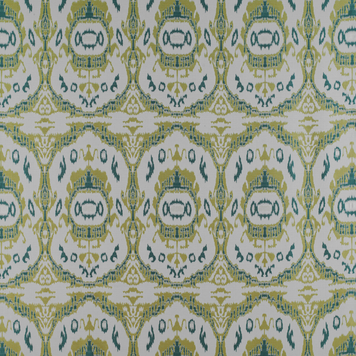 Goya fabric in lima/turquesa color - pattern GDT5197.006.0 - by Gaston y Daniela in the Madrid collection