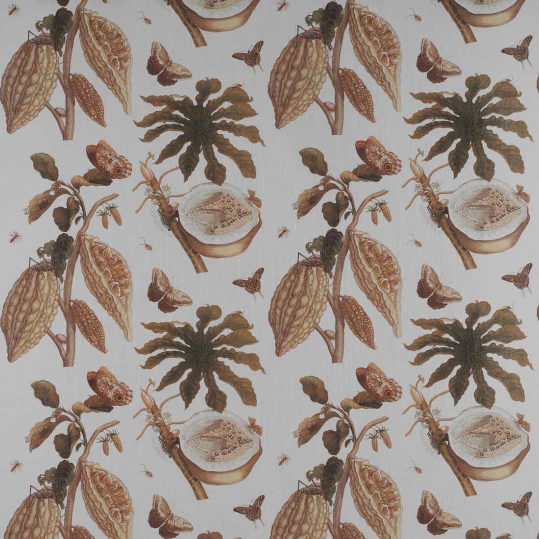 Retiro fabric in ocre color - pattern GDT5212.002.0 - by Gaston y Daniela in the Madrid collection