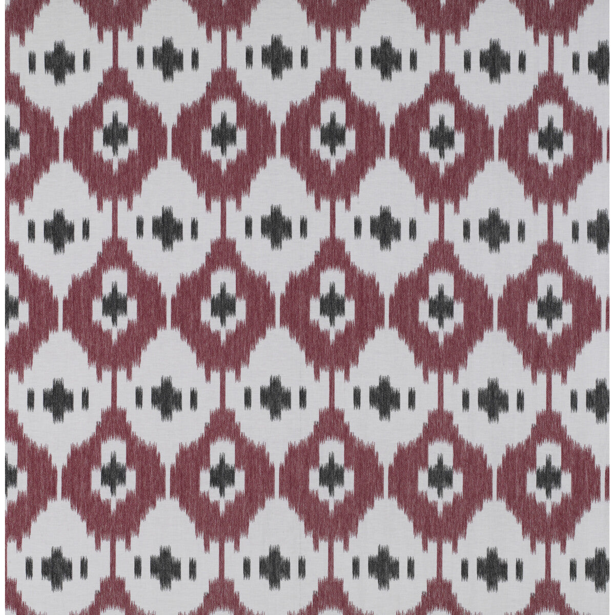 Panarea fabric in rojo/onyx color - pattern GDT5315.004.0 - by Gaston y Daniela in the Tierras collection