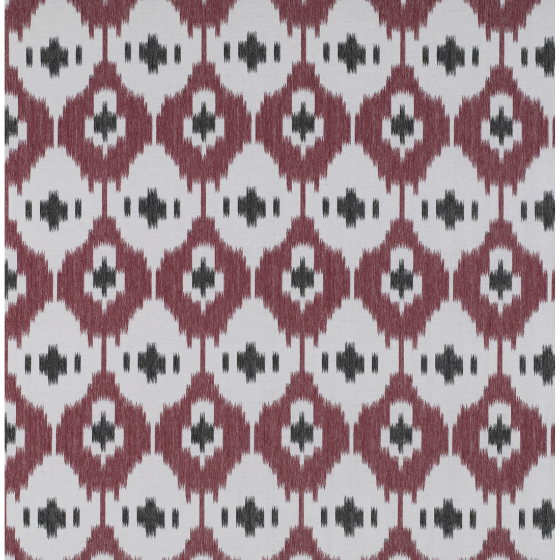 Panarea fabric in rojo/onyx color - pattern GDT5315.004.0 - by Gaston y Daniela in the Tierras collection