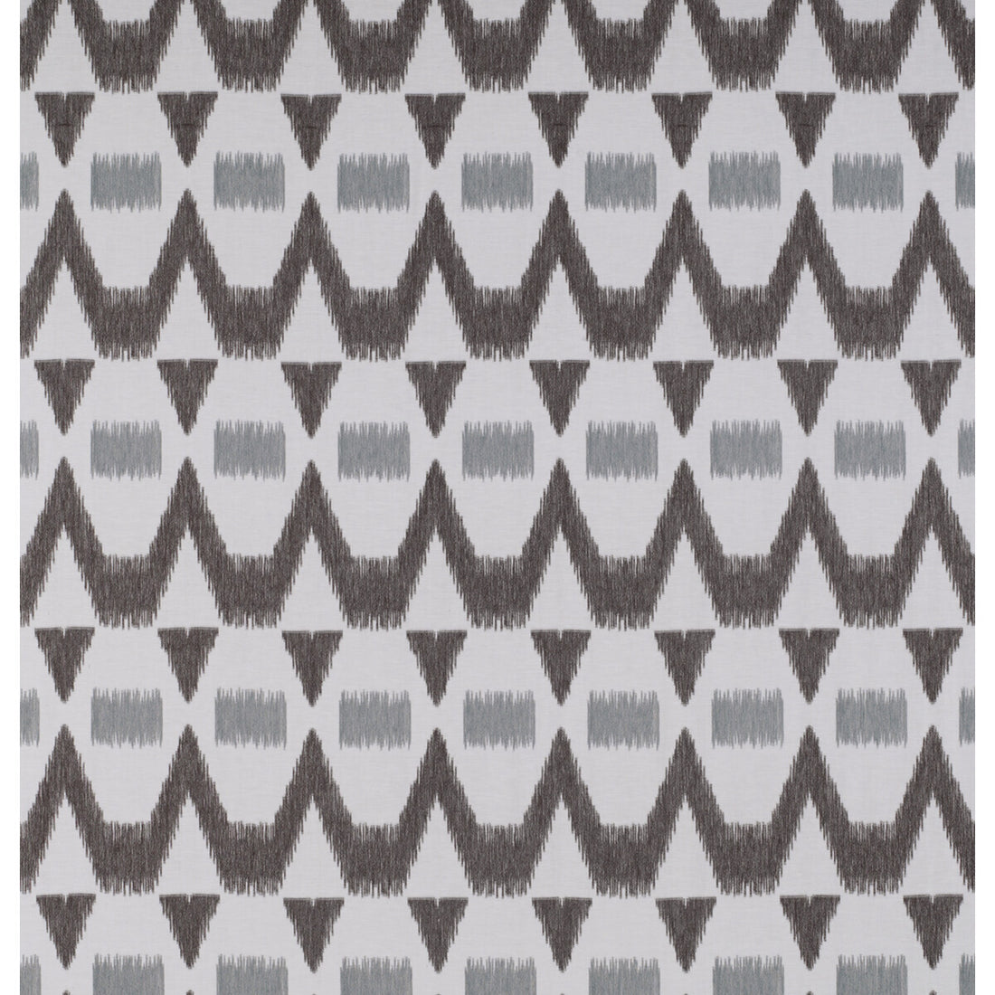 Montecristo fabric in gris/chocolate color - pattern GDT5317.001.0 - by Gaston y Daniela in the Tierras collection