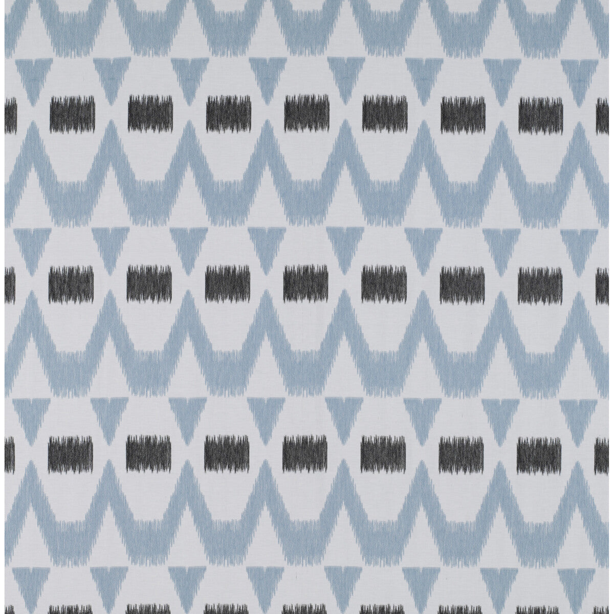 Montecristo fabric in onyx/azul claro color - pattern GDT5317.002.0 - by Gaston y Daniela in the Tierras collection
