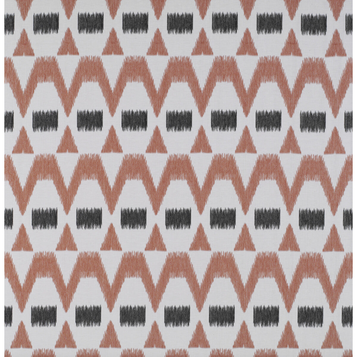 Montecristo fabric in ladrillo/onyx color - pattern GDT5317.003.0 - by Gaston y Daniela in the Tierras collection