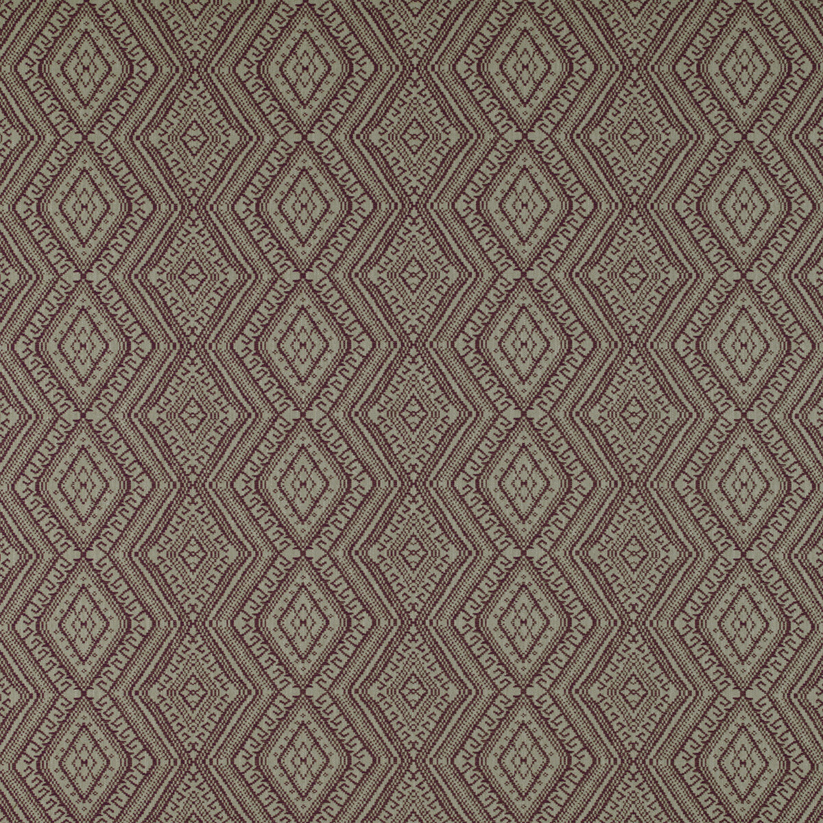 Milan fabric in burdeos color - pattern GDT5326.005.0 - by Gaston y Daniela in the Tierras collection