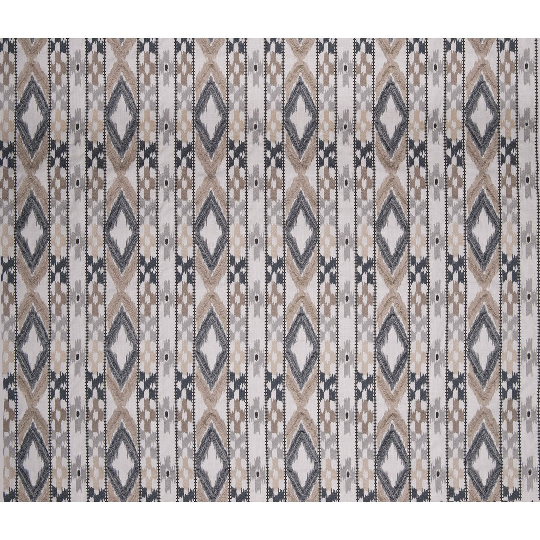 Queen fabric in beige/gris color - pattern GDT5403.5.0 - by Gaston y Daniela in the Gaston Africalia collection