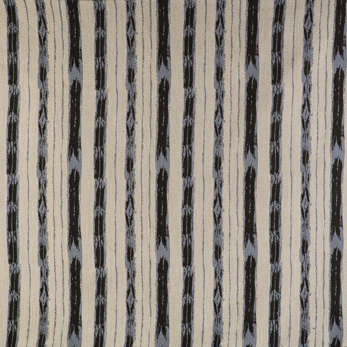 Bandas fabric in crudo/azul color - pattern GDT5497.002.0 - by Gaston y Daniela in the Gaston Libreria collection