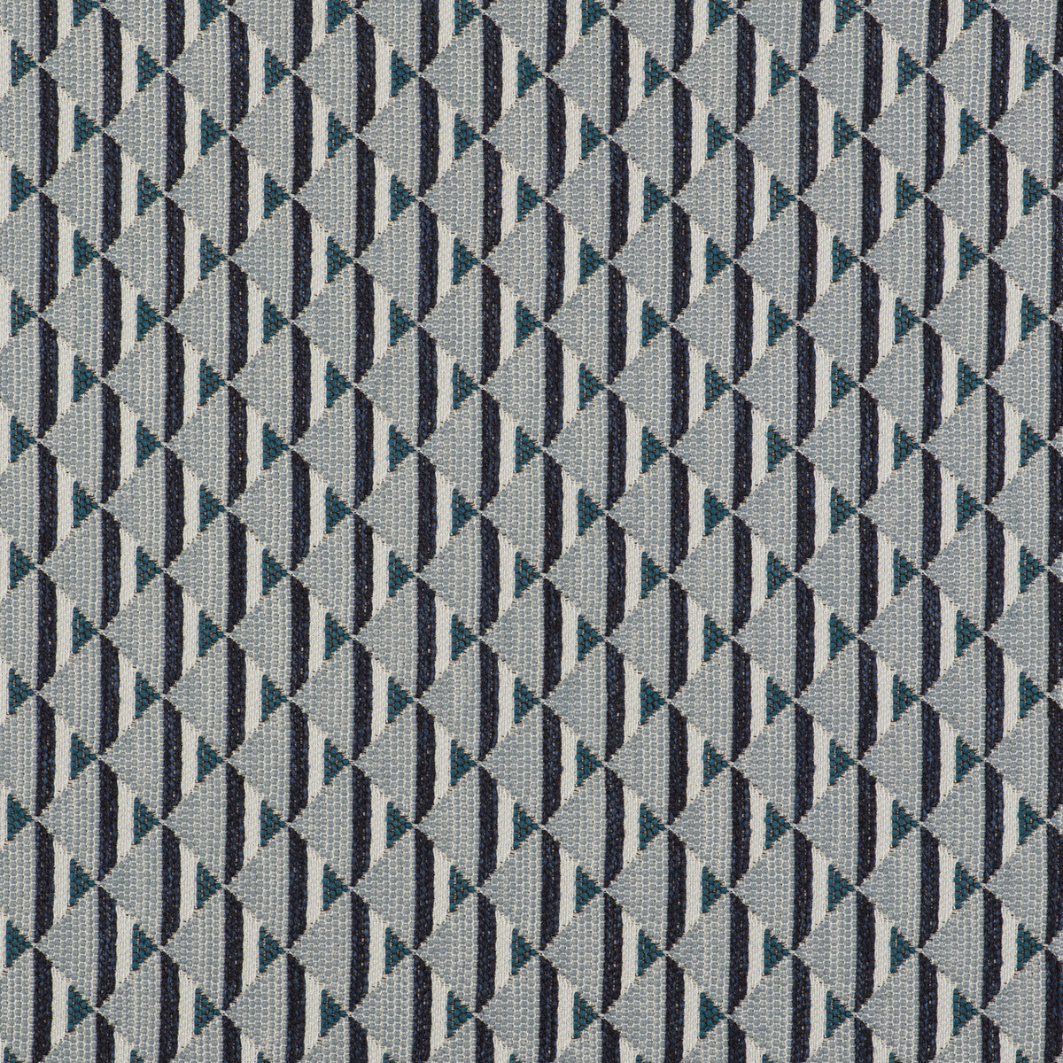 Piramides fabric in azul color - pattern GDT5512.002.0 - by Gaston y Daniela in the Gaston Libreria collection