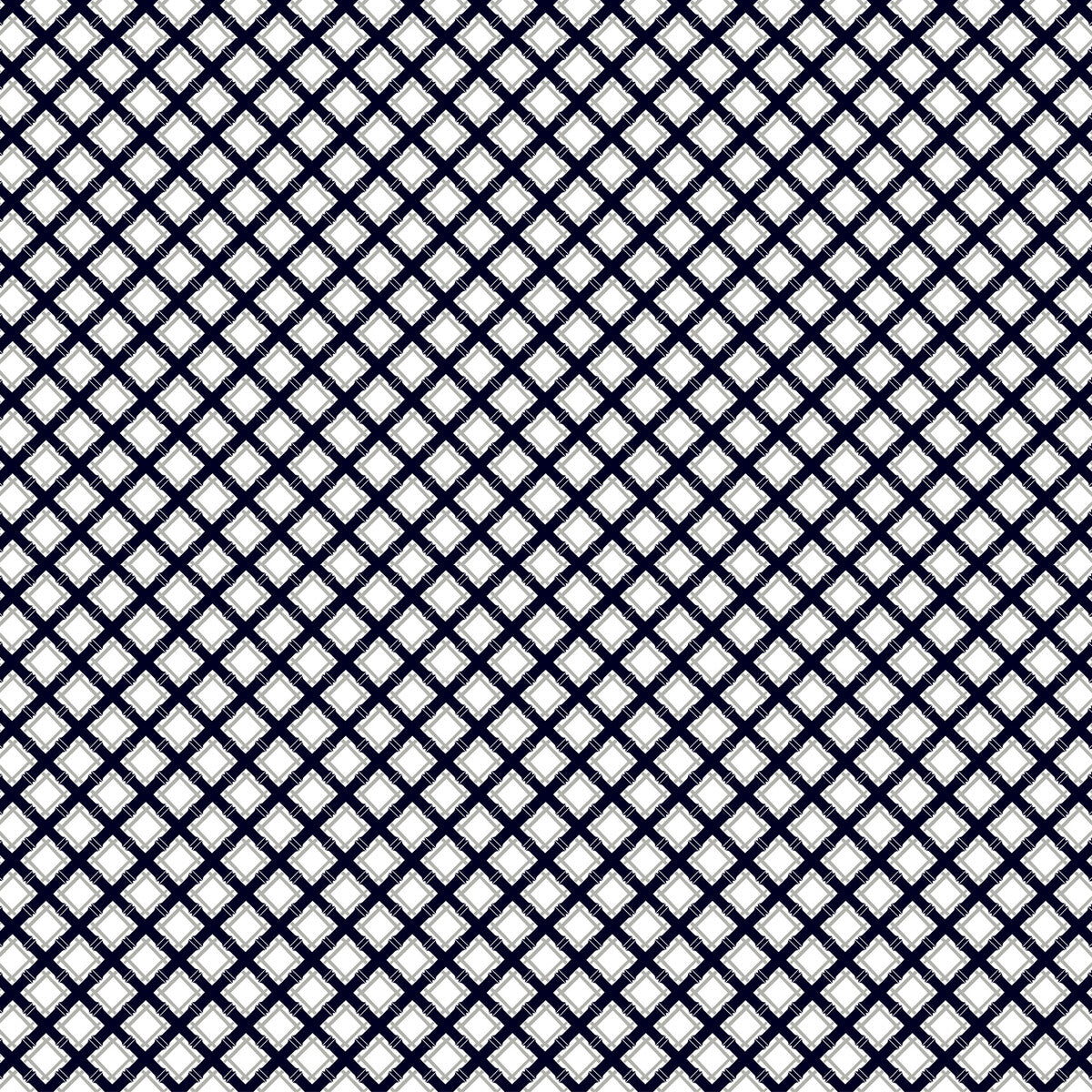 Trellis fabric in navy/gris color - pattern GDT5527.002.0 - by Gaston y Daniela in the Gaston Libreria collection