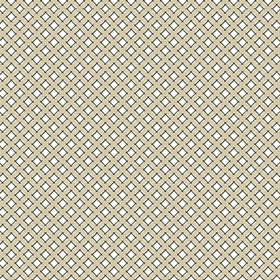 Trellis fabric in beige/negro color - pattern GDT5527.003.0 - by Gaston y Daniela in the Gaston Libreria collection