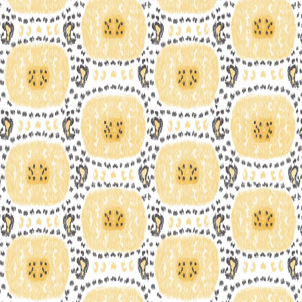 Gran Sol fabric in amarillo color - pattern GDT5541.001.0 - by Gaston y Daniela in the Gaston Libreria collection