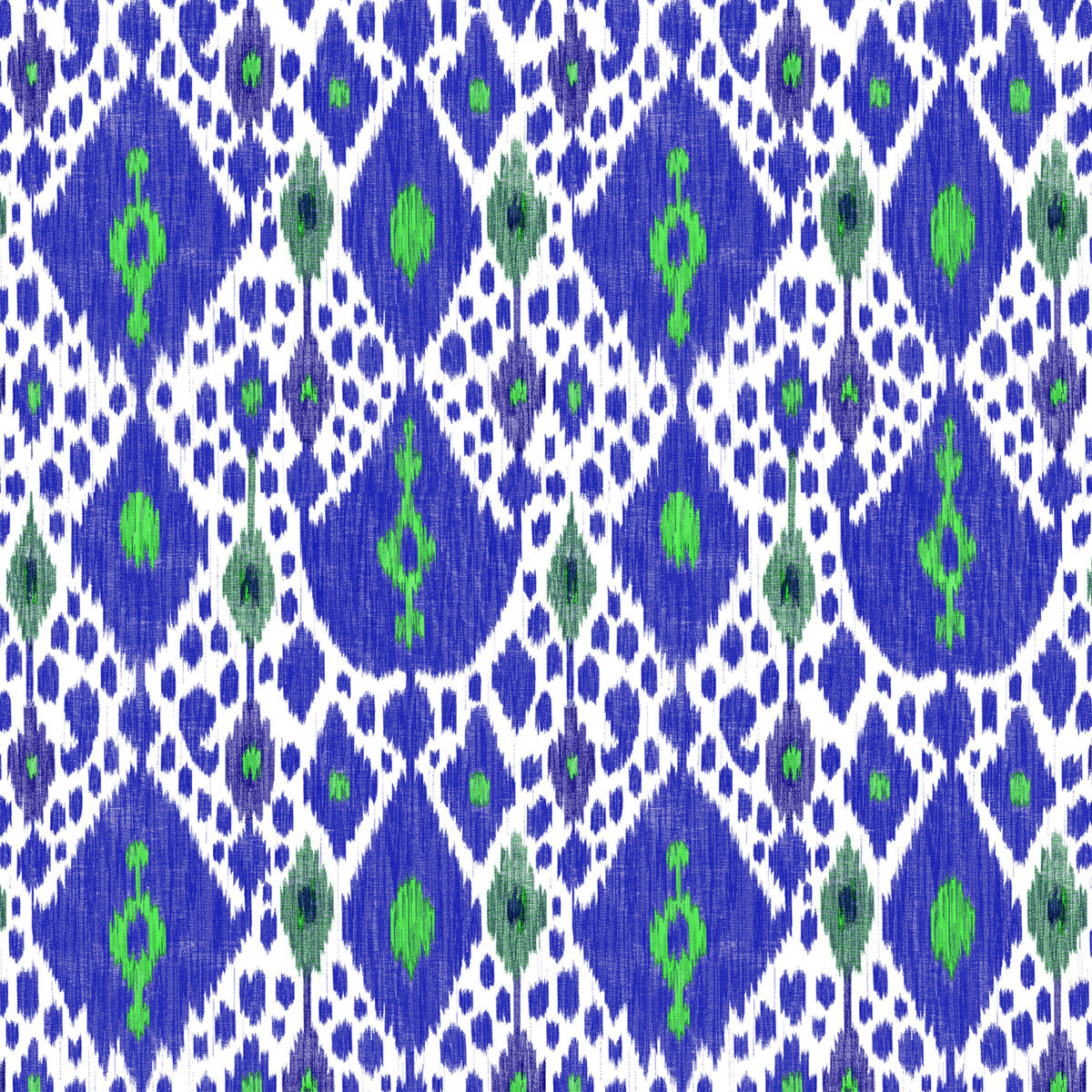 Ikat fabric in azul color - pattern GDT5542.001.0 - by Gaston y Daniela in the Gaston Libreria collection