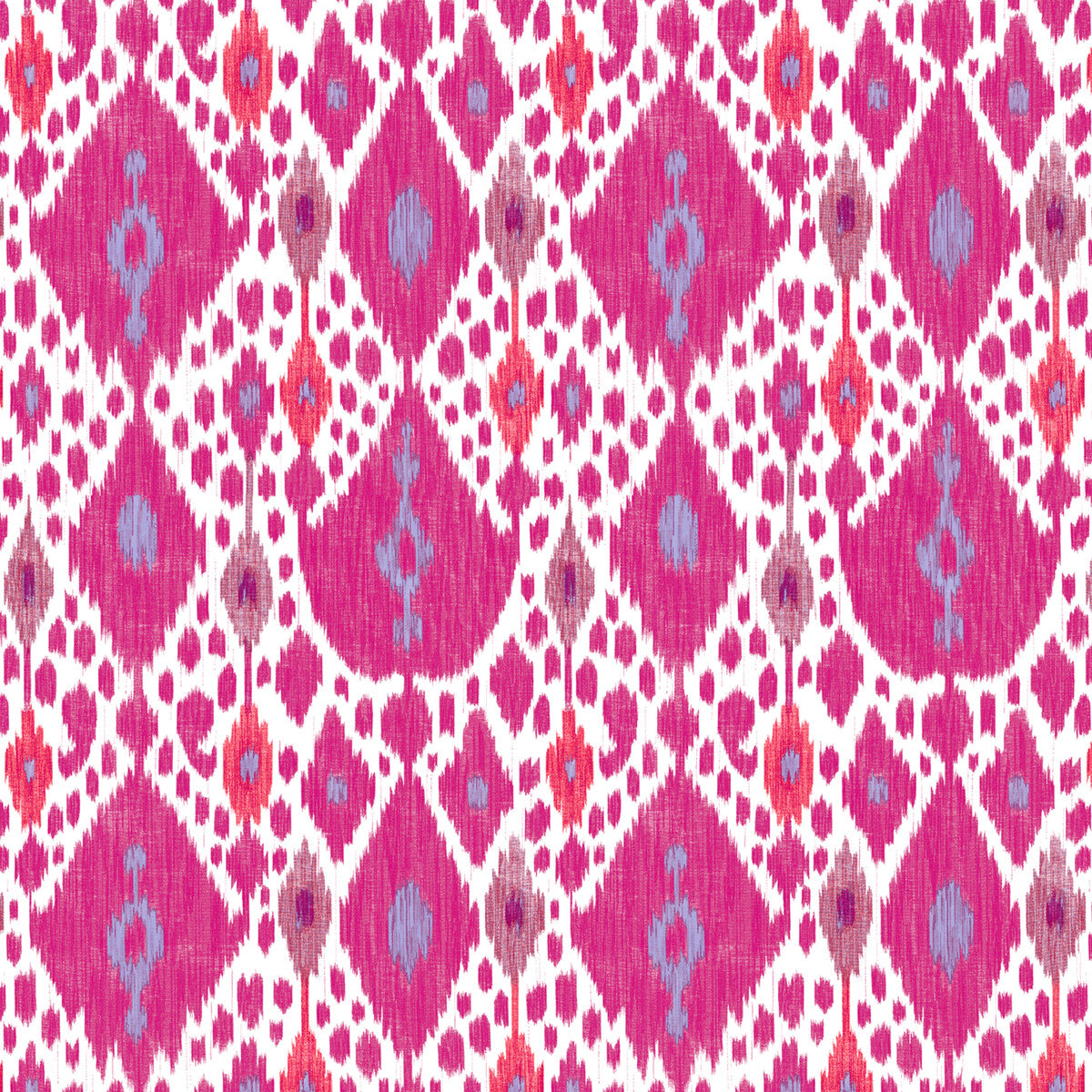 Ikat fabric in rojo color - pattern GDT5542.003.0 - by Gaston y Daniela in the Gaston Libreria collection