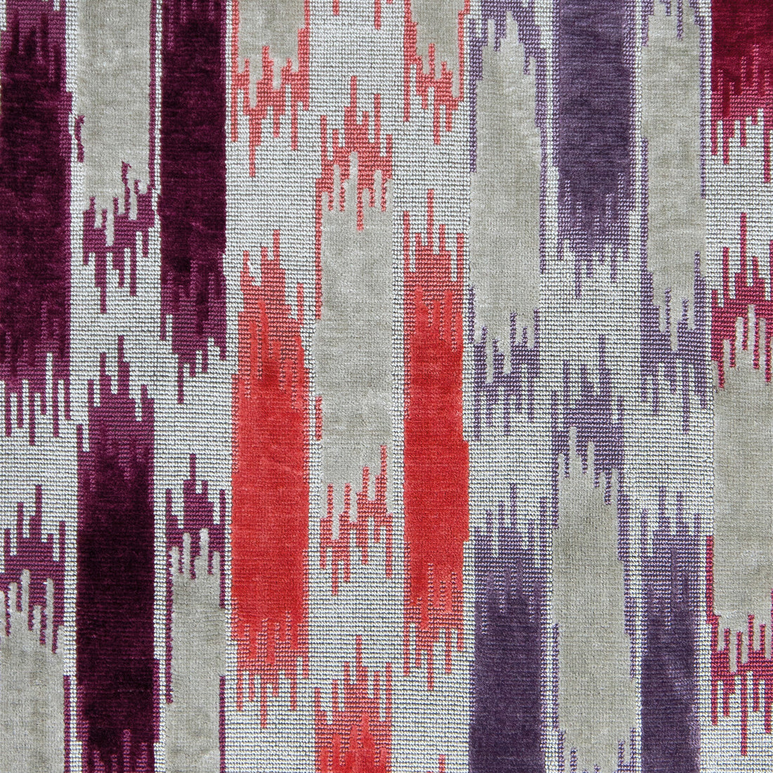 Aragon fabric in gris/purple color - pattern GDT5566.004.0 - by Gaston y Daniela in the Gaston Nuevo Mundo collection
